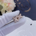 „Dream“-Ohrringe aus Roségold mit Diamanten