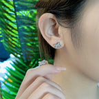 „Dream“-Ohrringe aus Sterlingsilber mit Diamanten