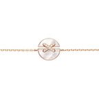 ¡®Dream¡¯JEUX DE BRACELET MOP PINK GOLD DIAMONDS