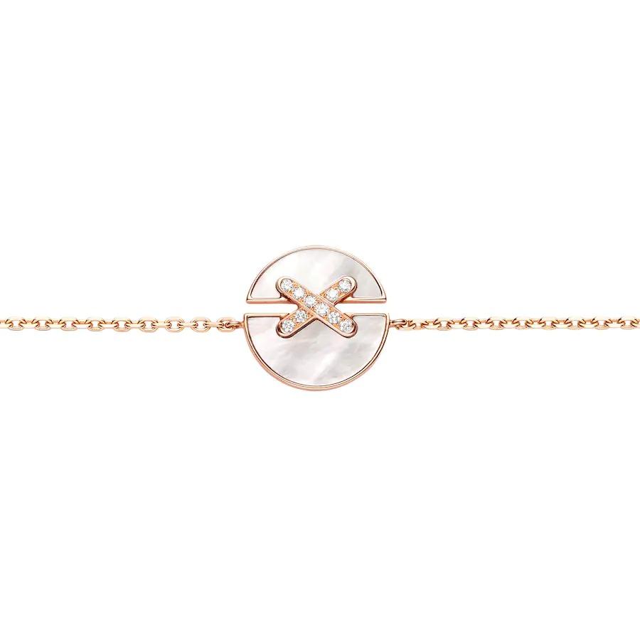 ¡®Dream¡¯JEUX DE BRACELET MOP PINK GOLD DIAMONDS