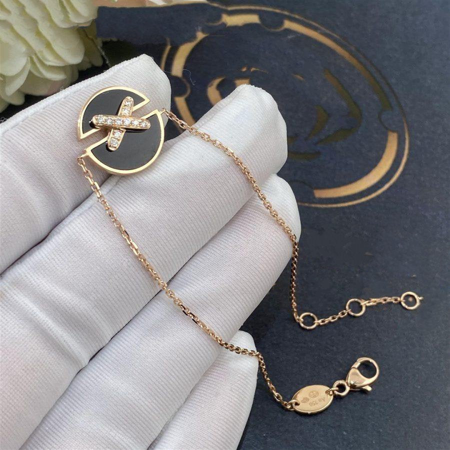 „Dream“ ARMBANDSET ONYX ROSÉGOLD DIAMANT