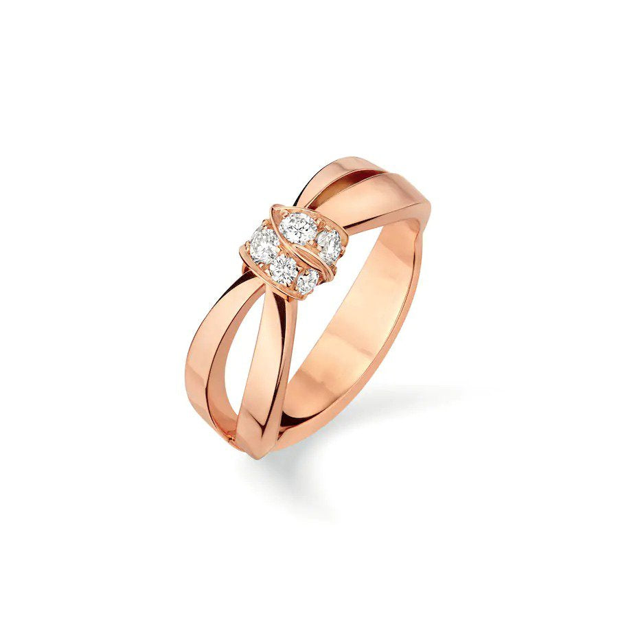 ¡®Dream¡¯LIENS RING PINK GOLD DIAMOND