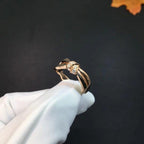 ¡®Dream¡¯LIENS RING PINK GOLD DIAMOND