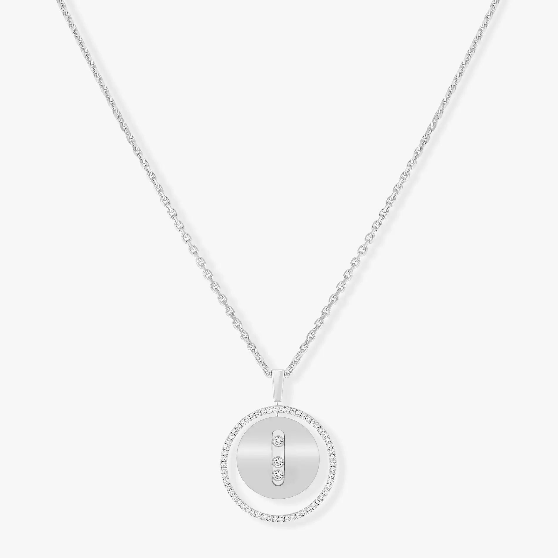 [Dream ]Dream MOVE MM SILVER DIAMOND NECKLACE