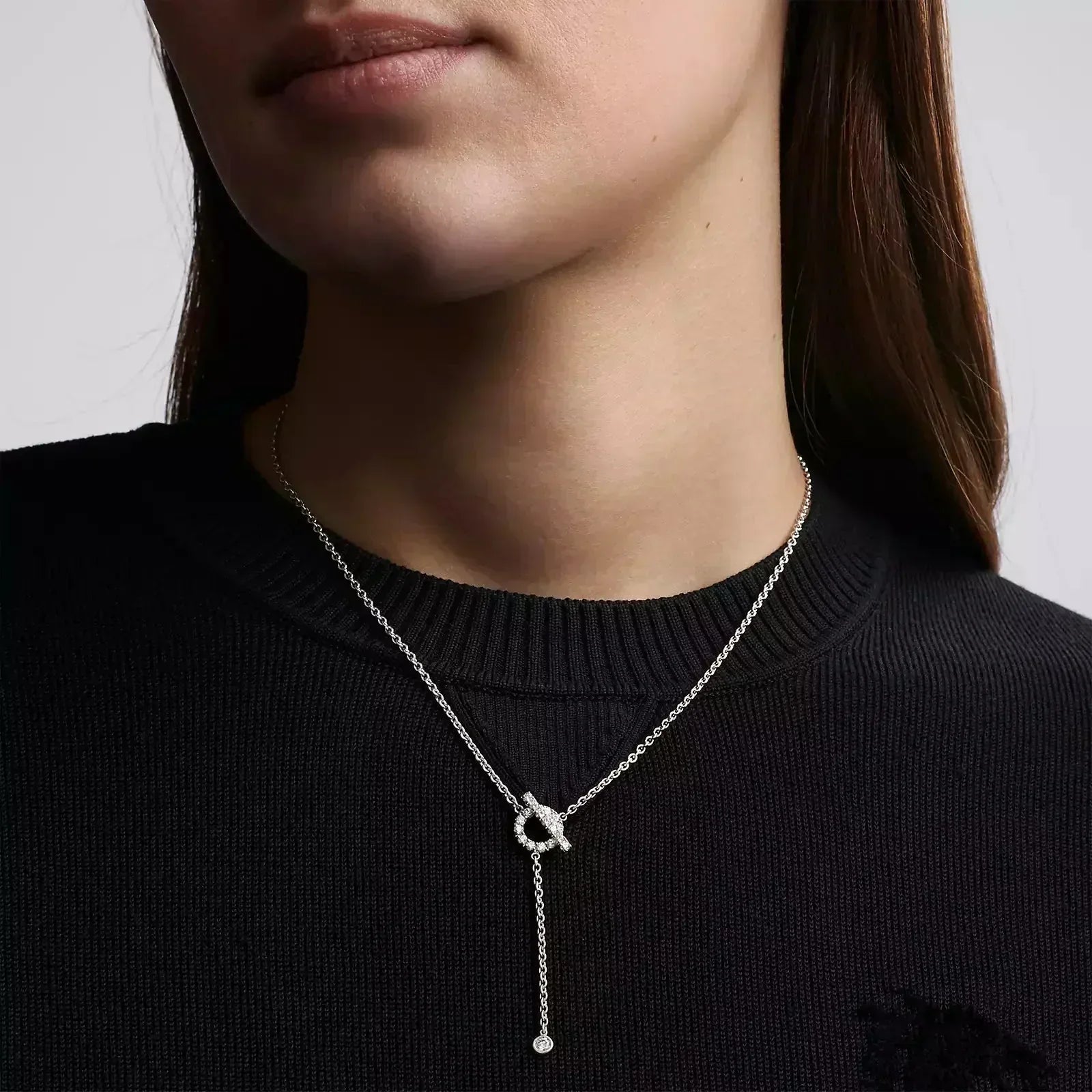 ¡®Dream¡¯FINESSE SILVER DIAMOND NECKLACE