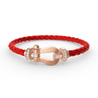 ¡®Dream¡¯FORCE LARGE HORSESHOE HALF DIAMOND BRACELET ROSE GOLD