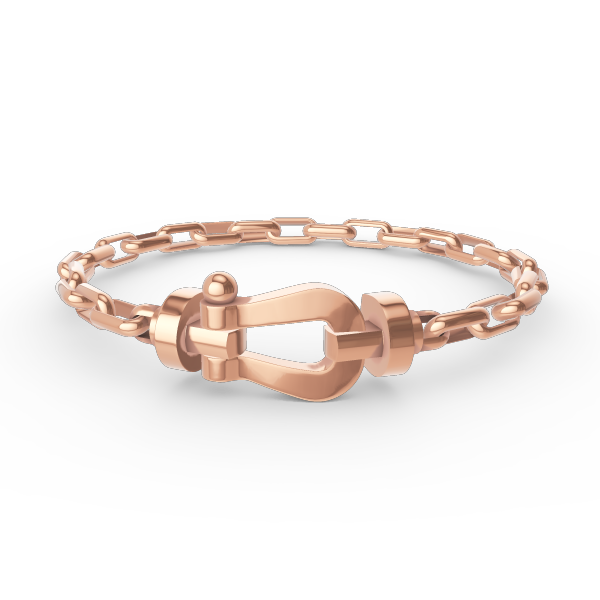 ¡®Dream¡¯FORCE LARGE HORSESHOE CLASP  METAL BRACELET