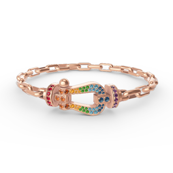 ¡®Dream¡¯FORCE LARGE HORSESHOE CLASP  METAL BRACELET