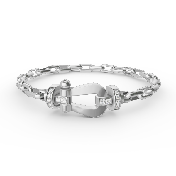 ¡®Dream¡¯FORCE LARGE HORSESHOE CLASP  METAL BRACELET