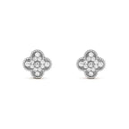 ¡®Dream¡¯CLOVER 1 MOTIFS DIAMOND OHRSTECKER SILBER