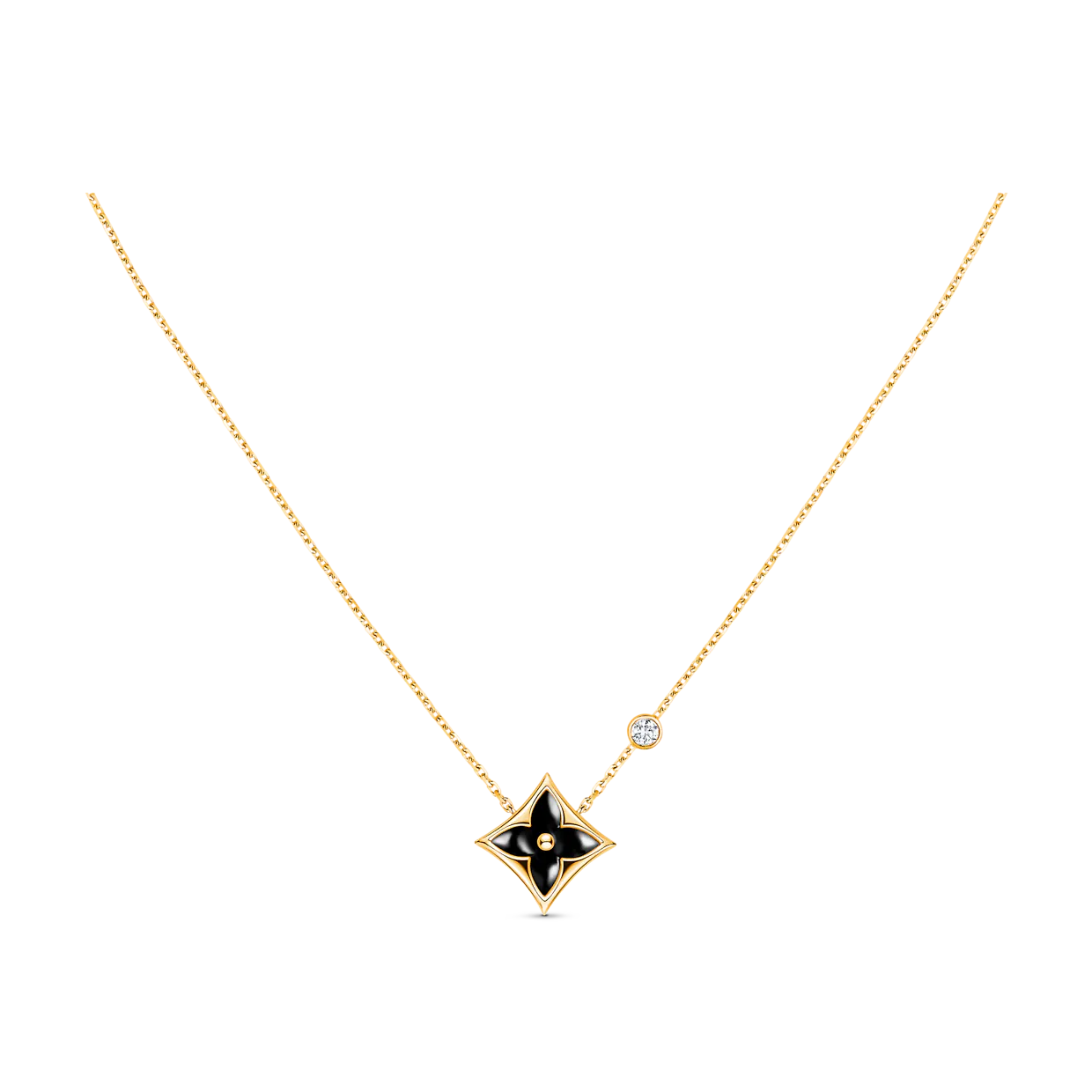 ¡®Dream¡¯STAR BLACK MOP NECKLACE