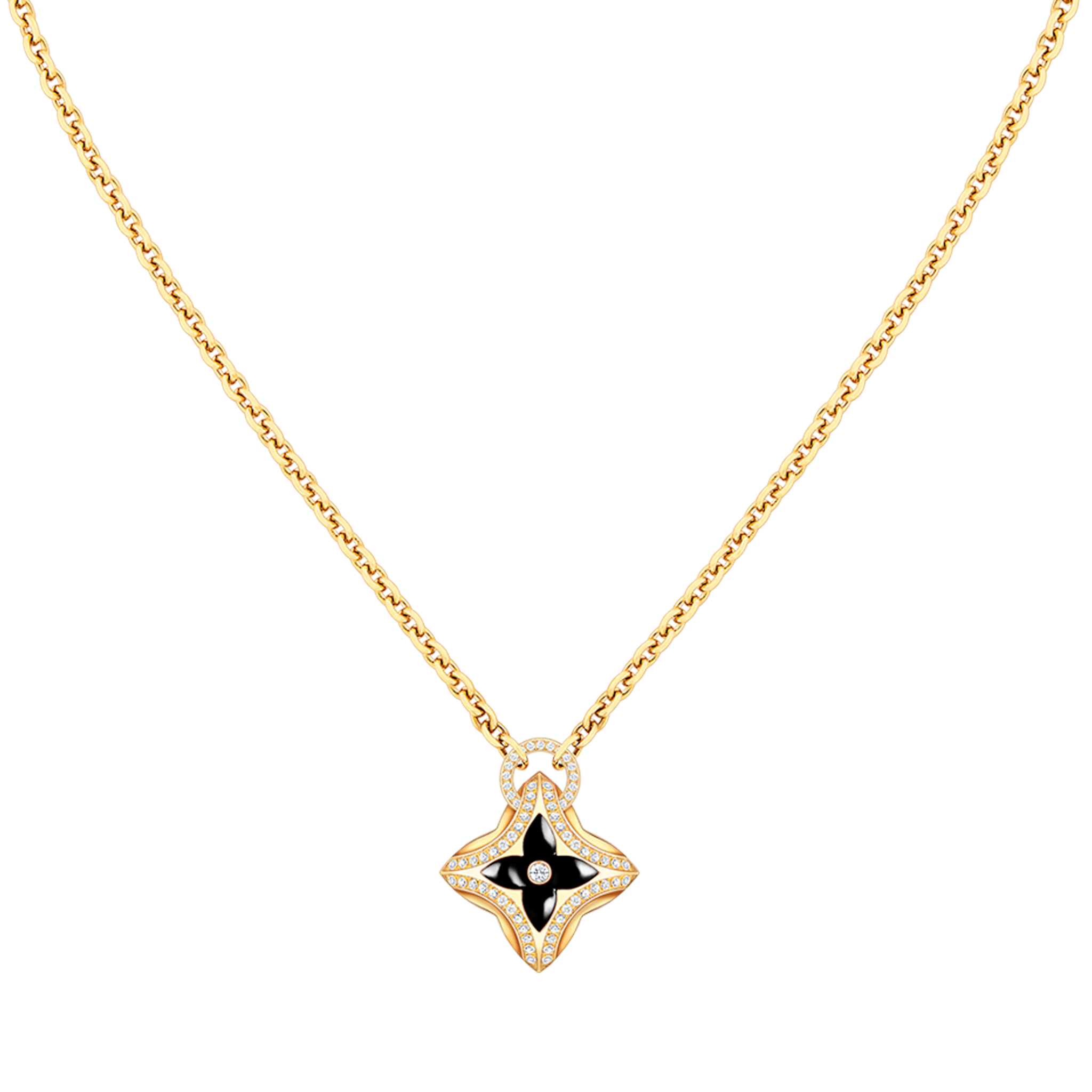 ¡®Dream¡¯STAR PEDANT PINK GOLD DIAMOND NECKLACE