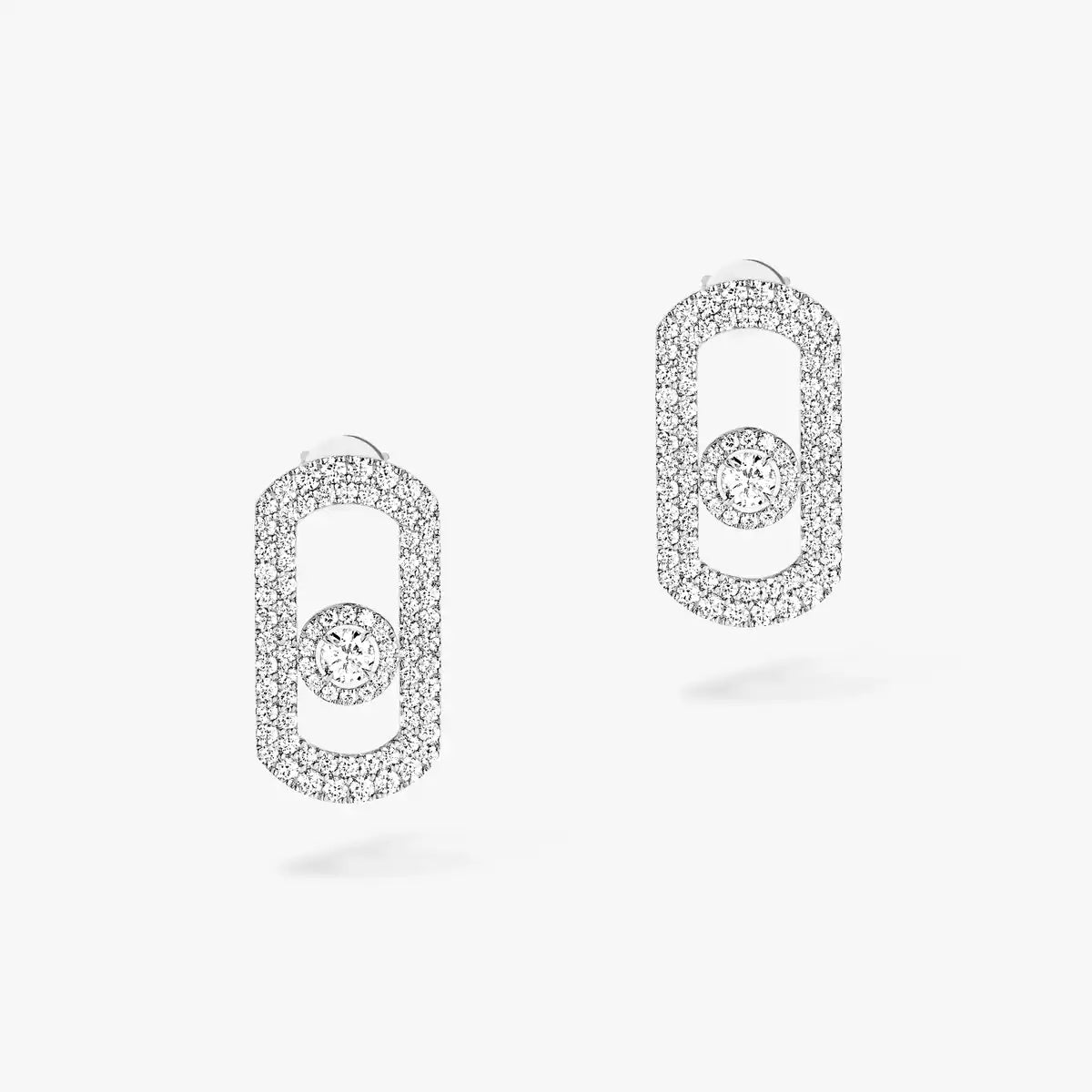 [Dream ]So Move Pave_-Set Diamond Earrings in Silver