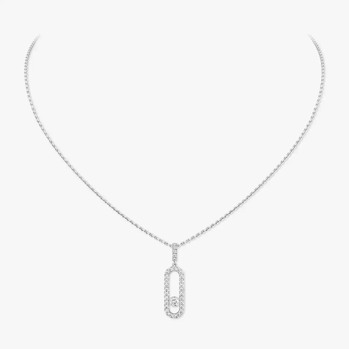 [Dream ]Move Uno Diamond Necklace in Rose Gold