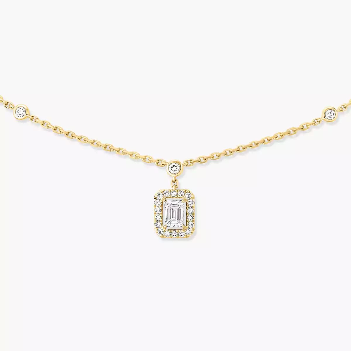 [Dream ]My Twin Diamond Necklace in Silver