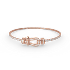 ¡®Dream¡¯FORCE  HORSESHOE  DIAMOND TENNIS BRACELET