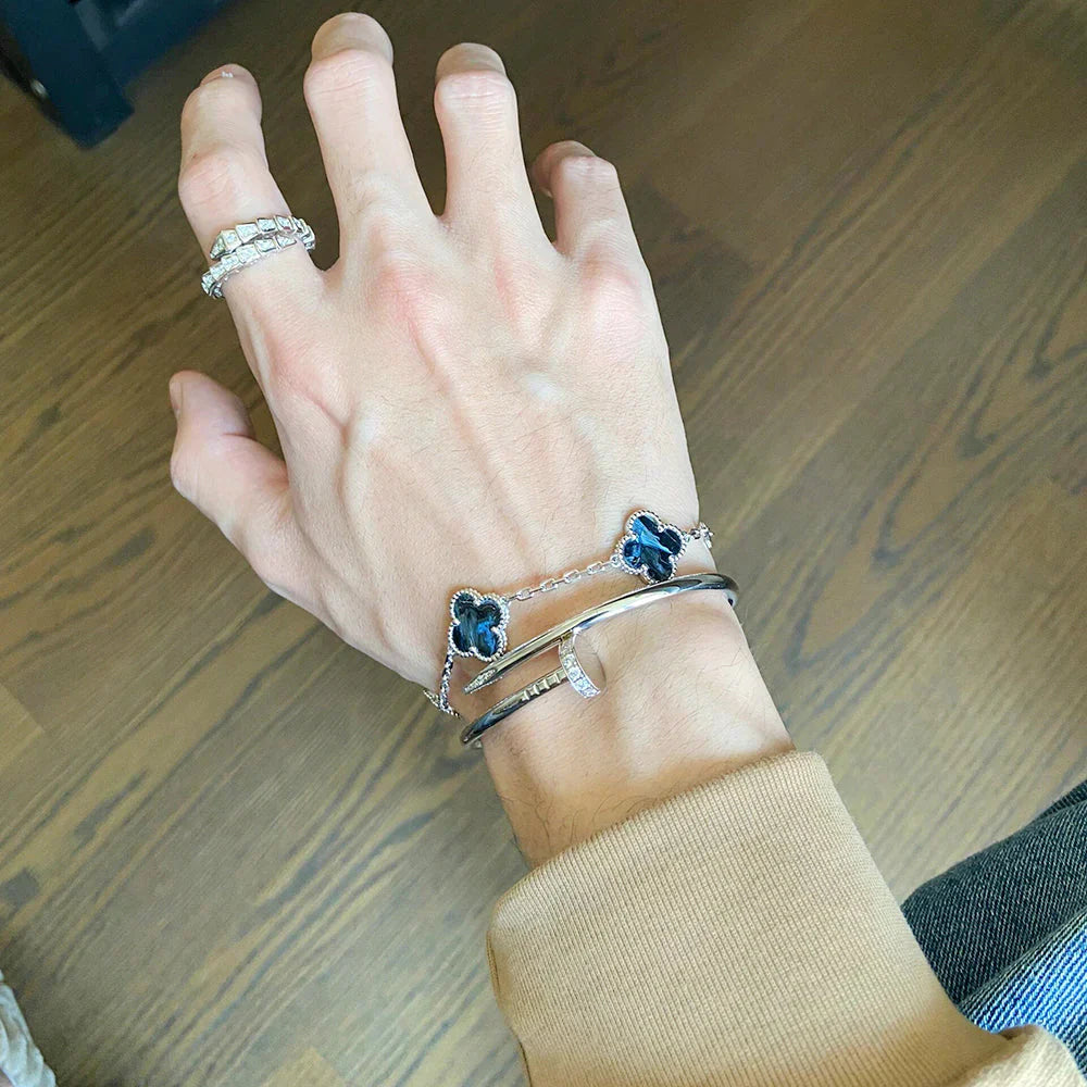 [Dream]新しい クローバー 5 モチーフ ピーターサイト ブレスレットコレクション