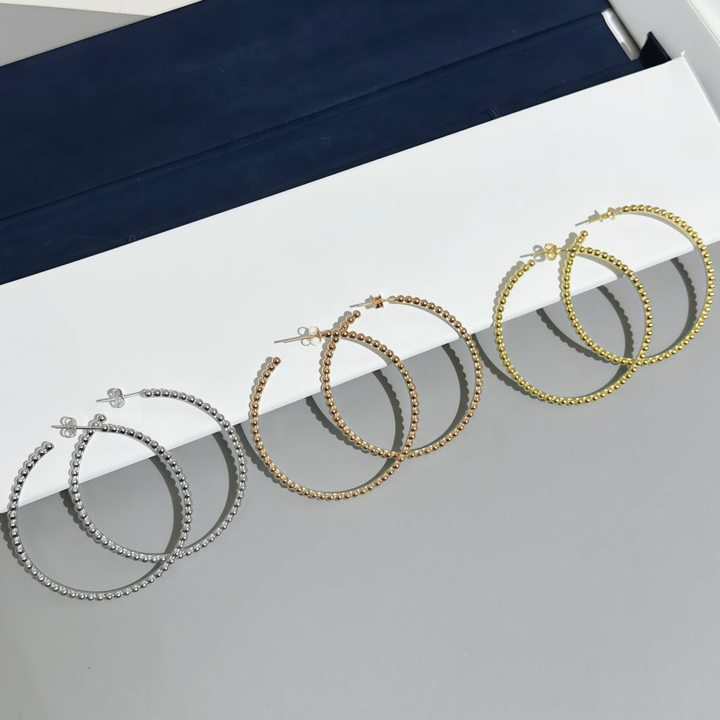 [Dream JURI] SMOOTH BEAD STUD EARRINGS