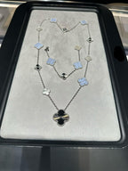 [¡®Dream¡¯] 25 NEW CLOVER 15 MOTIFS PURPLE CHALCEDONY