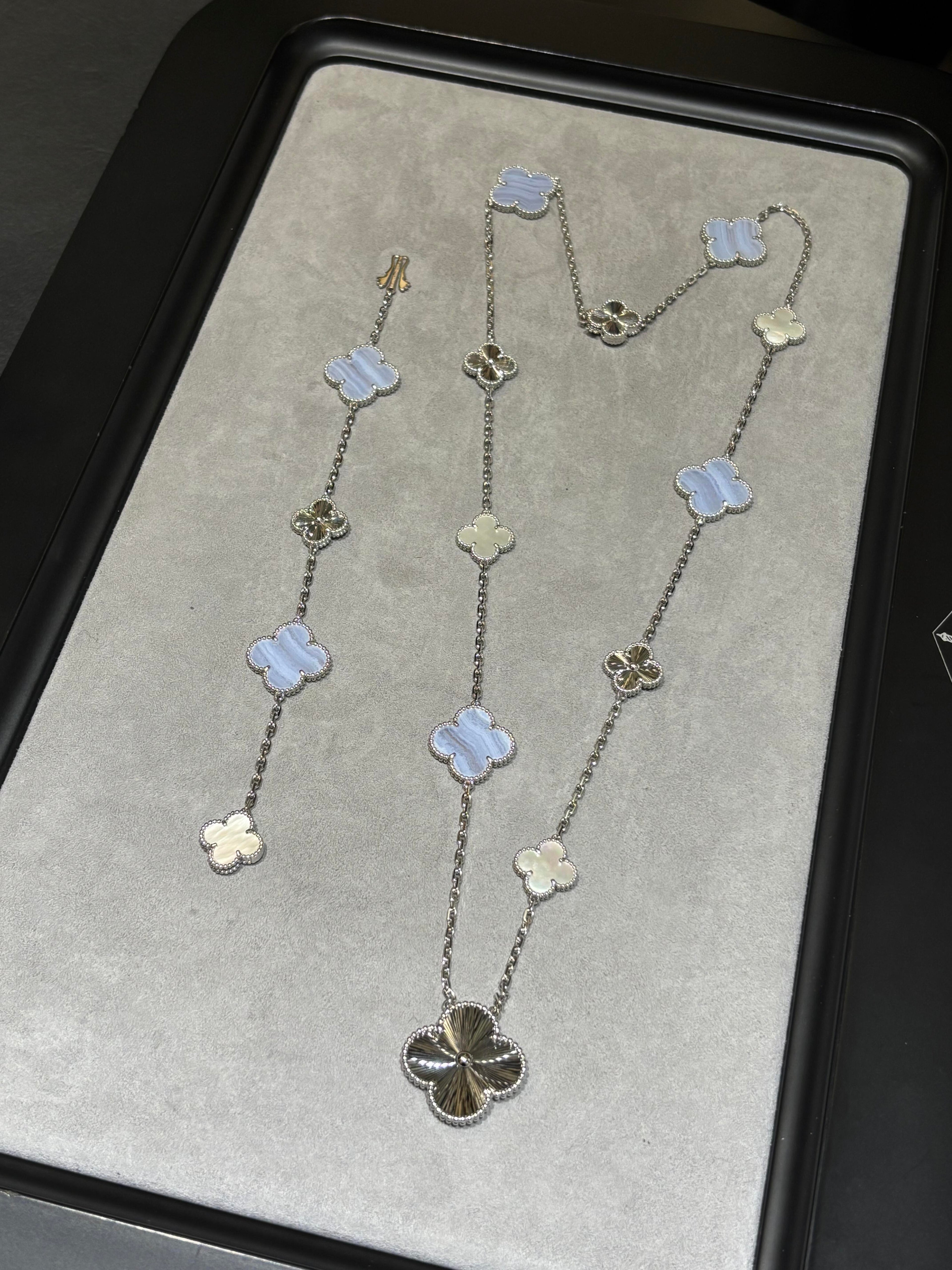 [¡®Dream¡¯] 25 NEW CLOVER 15 MOTIFS PURPLE CHALCEDONY