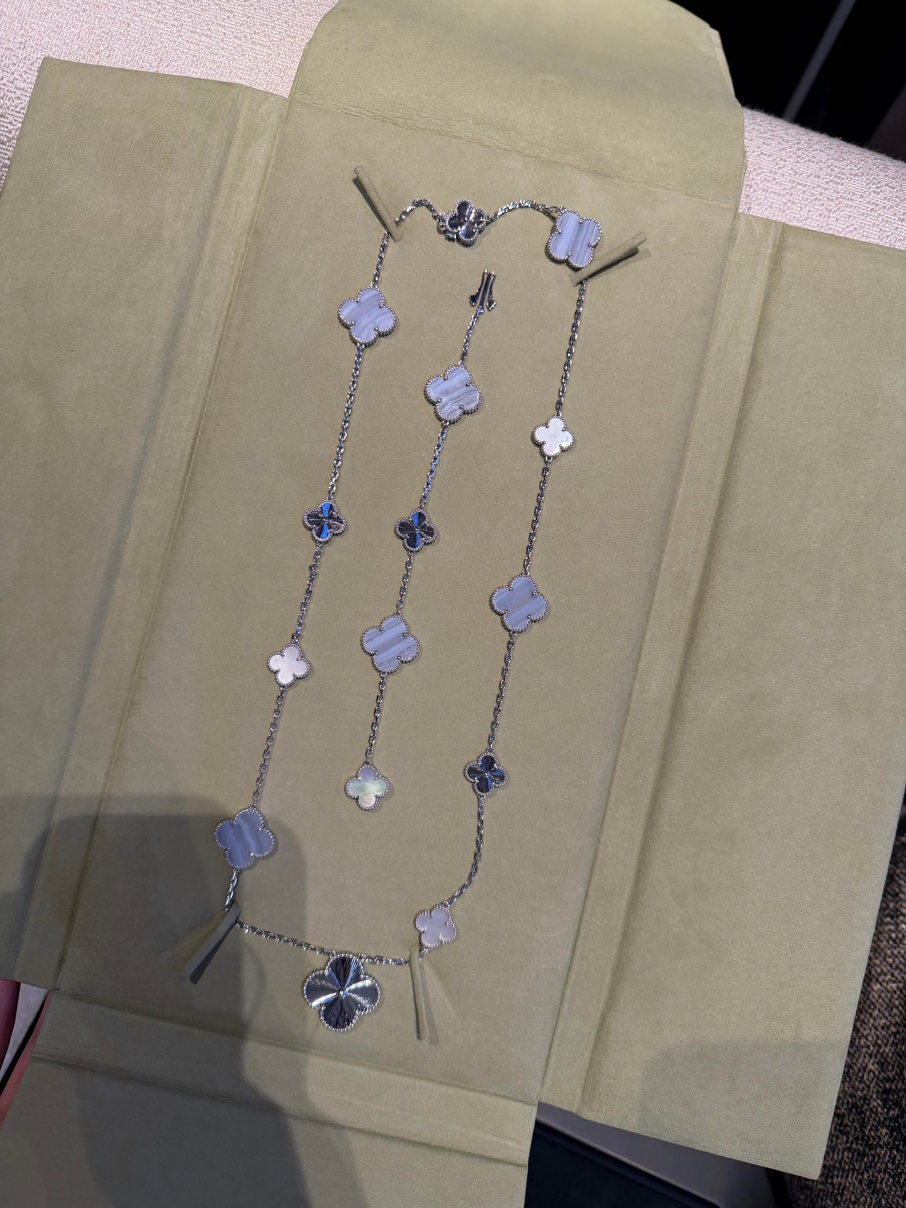[¡®Dream¡¯] 25 NEW CLOVER 15 MOTIFS PURPLE CHALCEDONY