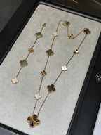 [「ドリーム」] 25個の新しいクローバー15モチーフ グレー マザーオブパール