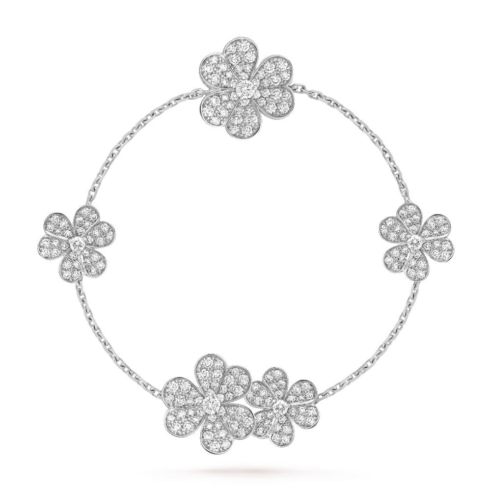 ¡®Dream¡¯FRIVOLE SILVER 5 FLOWERS BRACELET