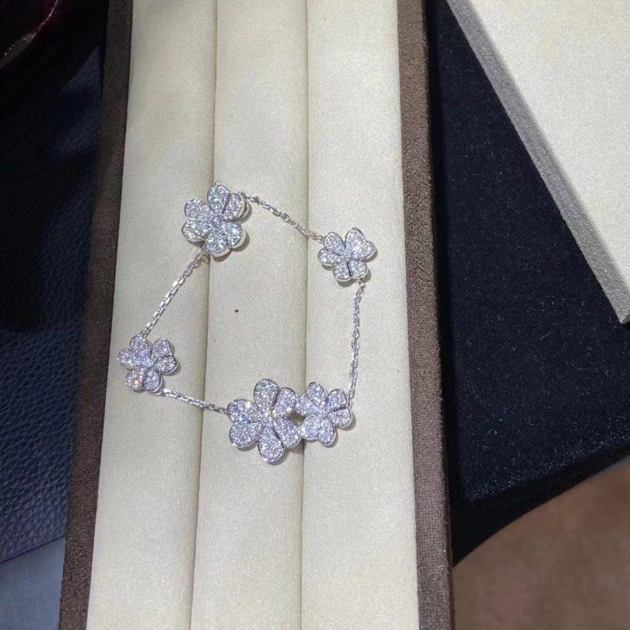 ¡®Dream¡¯FRIVOLE SILVER 5 FLOWERS BRACELET