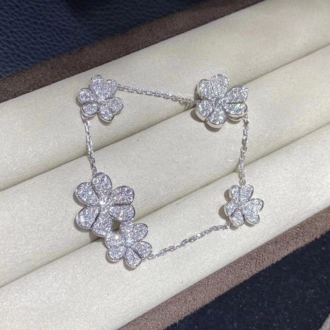 ¡®Dream¡¯FRIVOLE SILVER 5 FLOWERS BRACELET