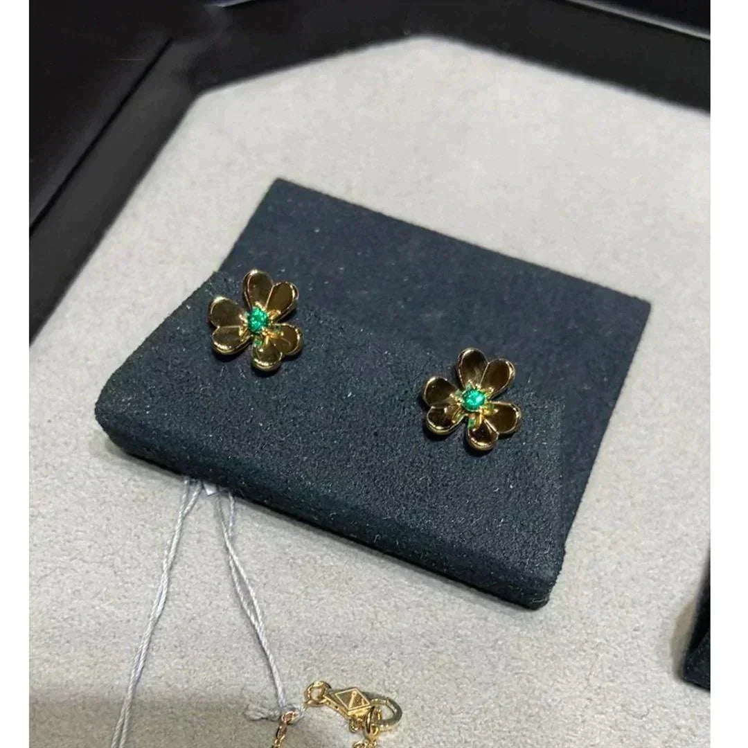¡®Dream¡¯FRIVOLE  FLOWER MALACHITE EARRINGS