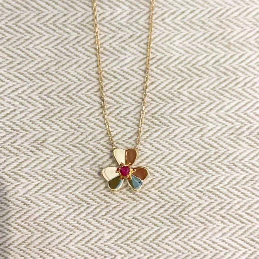 „Dream“ FRIVOLE GOLD BLUMENHALSKETTE