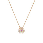 ¡®Dream¡¯FRIVOLE ROSE GOLD FLOWER DIAMOND NECKLACE