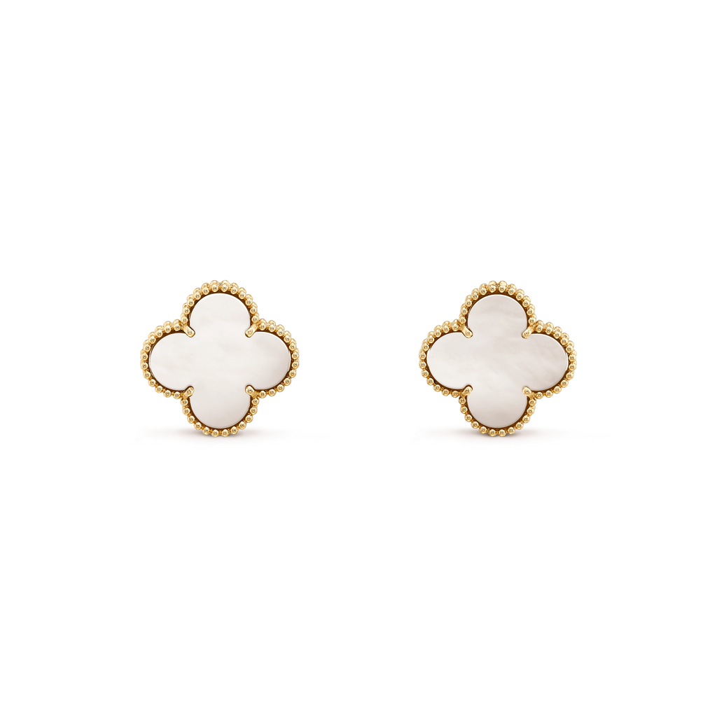 ¡®Dream¡¯CLOVER MINI GOLD EARRINGS