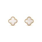 ¡®Dream¡¯CLOVER MINI GOLD EARRINGS