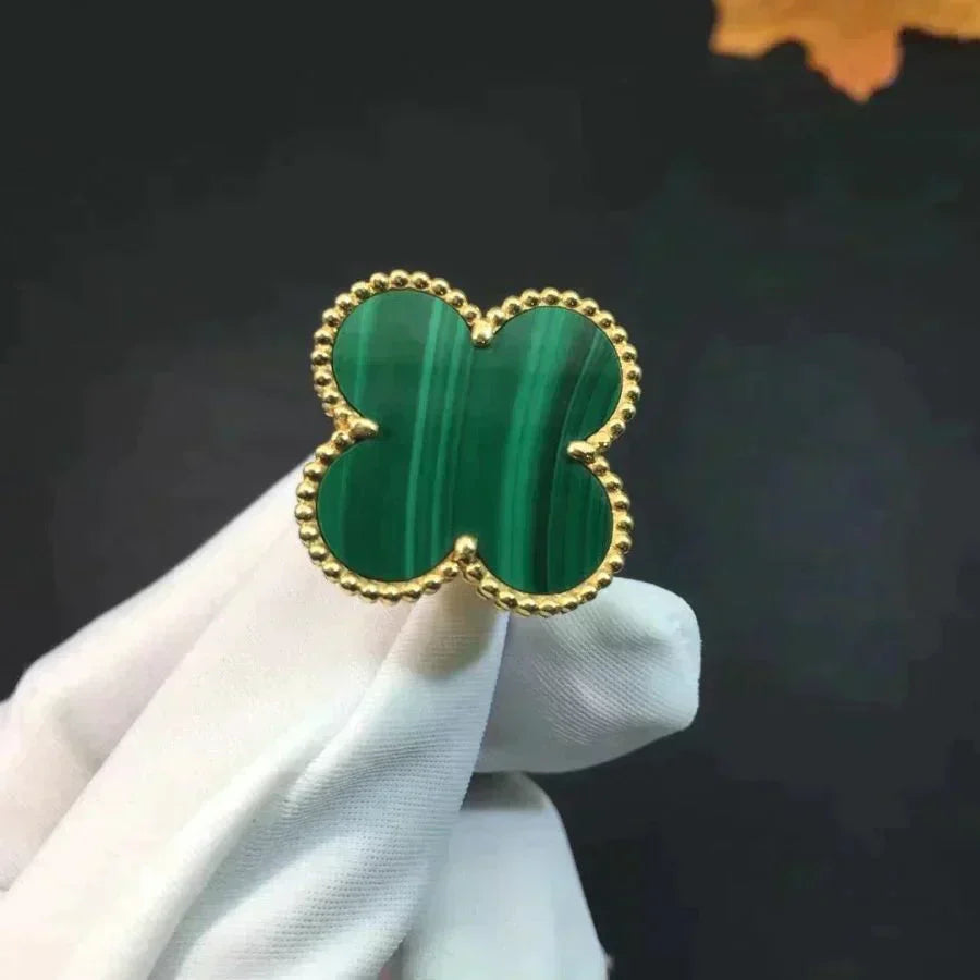 ¡®Dream¡¯CLOVER MALACHITE RING