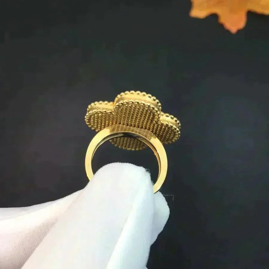 ¡®Dream¡¯CLOVER MALACHITE RING