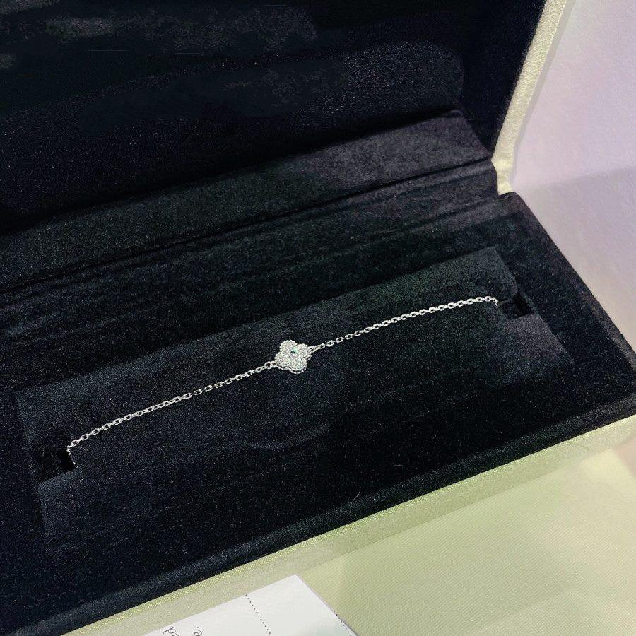 ¡®Dream¡¯CLOVER  SINGLE FLOWER BRACELET SILVER