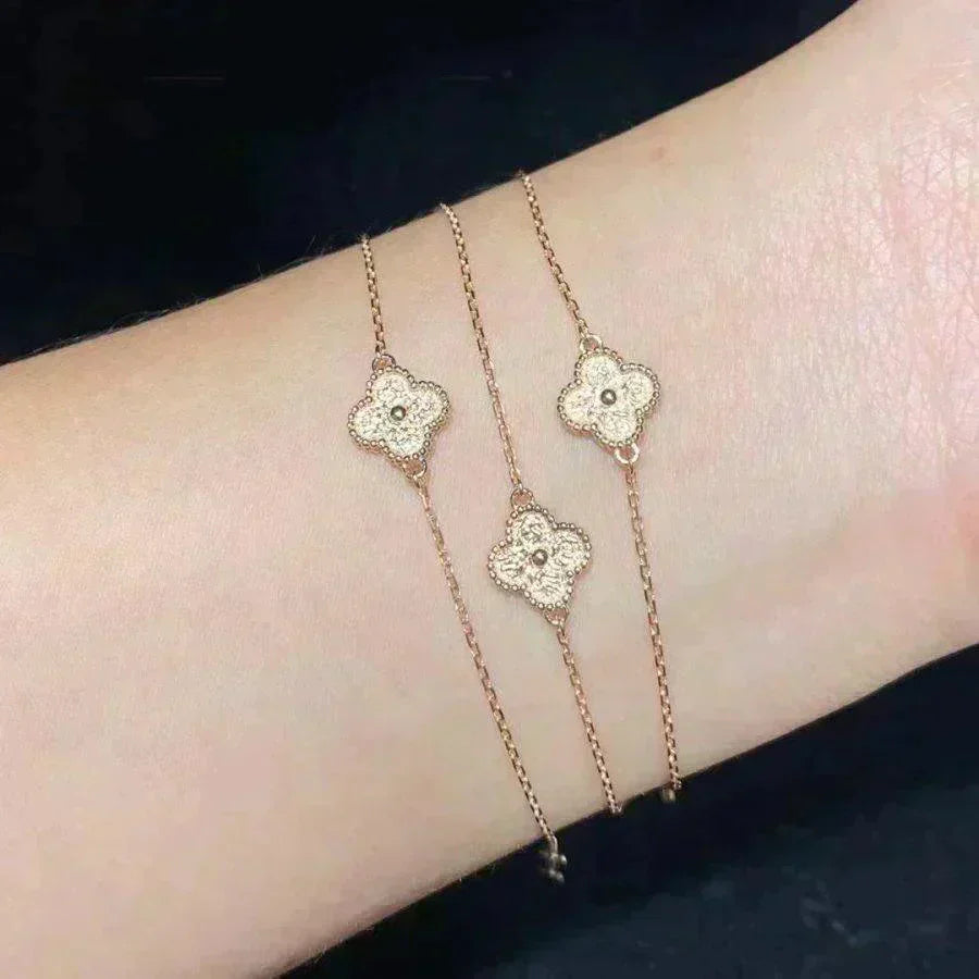 ¡®Dream¡¯CLOVER SINGLE FLOWER BRACELET