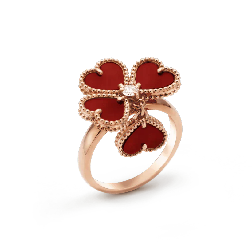 ¡®Dream¡¯SWEET CLOVER CARNELIAN RING