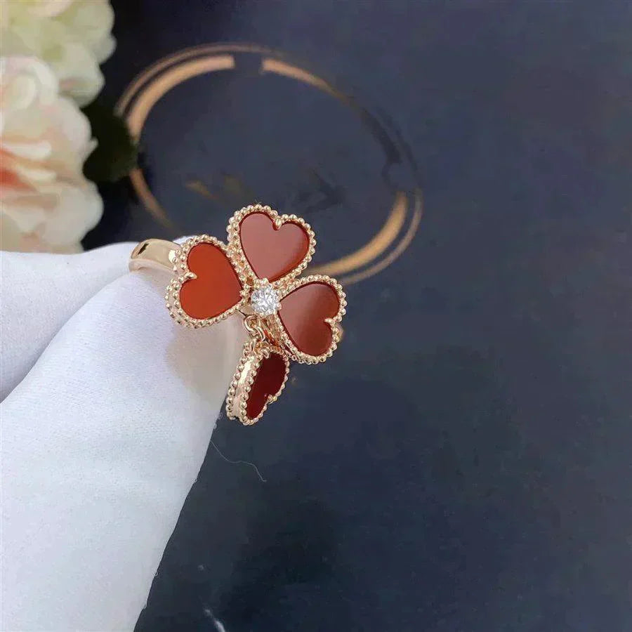 ¡®Dream¡¯SWEET CLOVER CARNELIAN RING