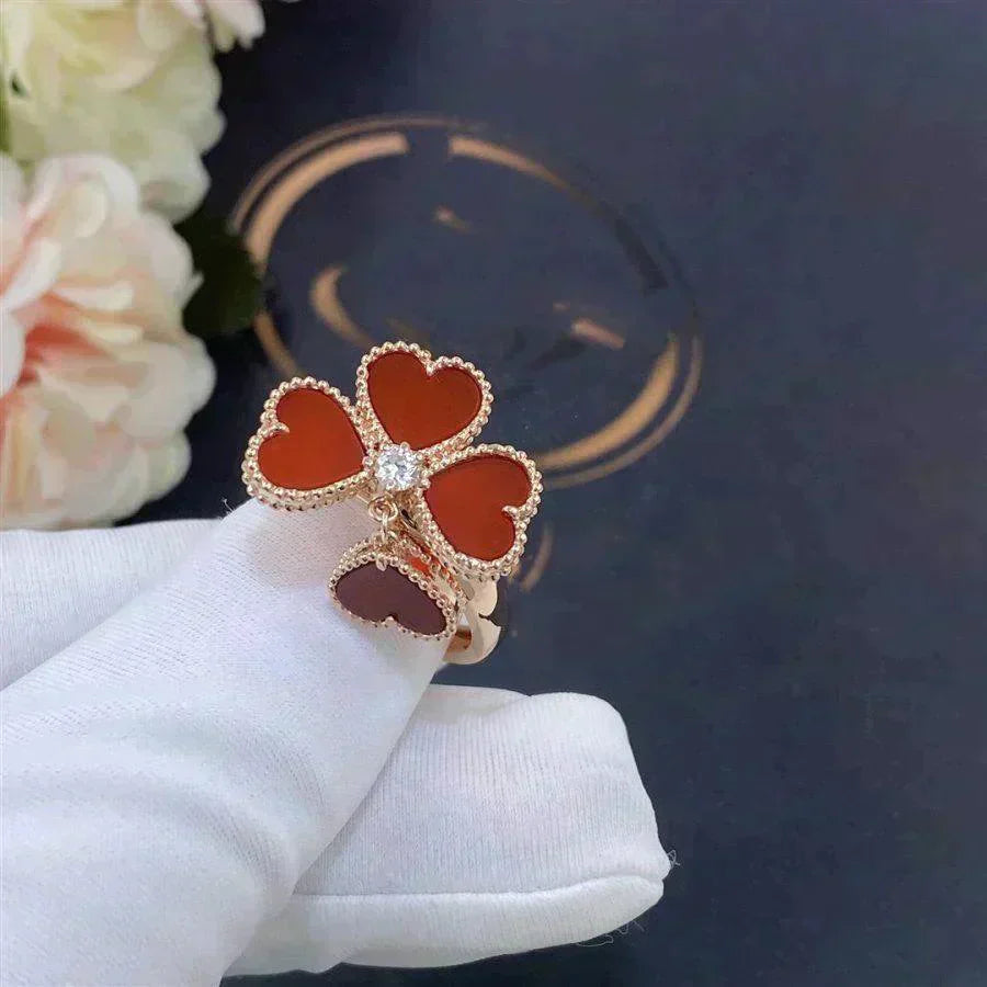 ¡®Dream¡¯SWEET CLOVER CARNELIAN RING