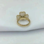 ¡®Dream¡¯SWEET CLOVER WHITE MOP RING