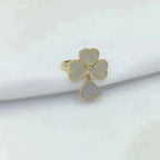 ¡®Dream¡¯SWEET CLOVER WHITE MOP RING