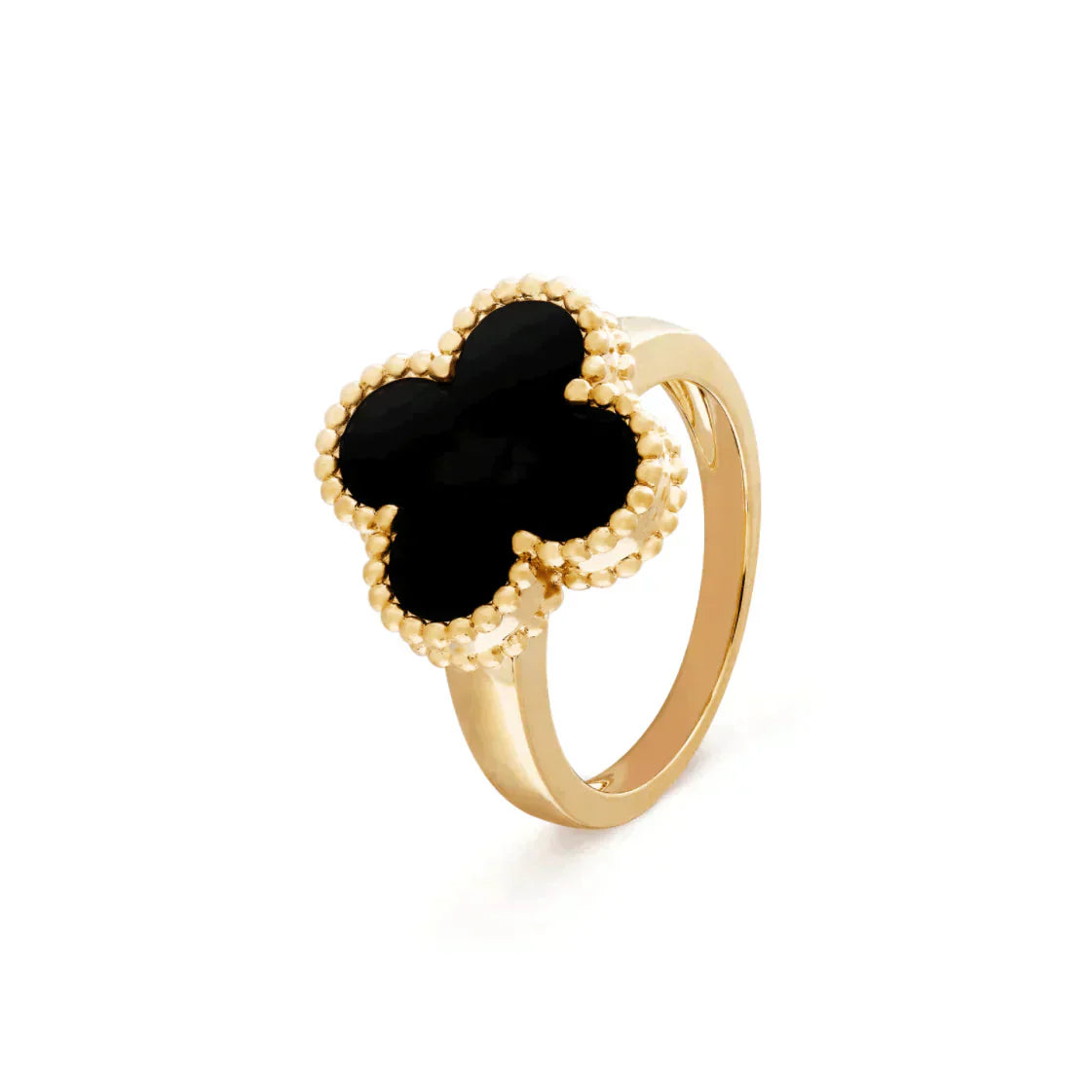 ¡®Dream¡¯CLOVER ONYX RING