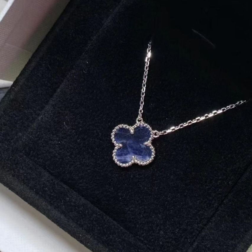 ¡®Dream¡¯CLOVER 15MM PIETERSITE NECKLACE SILVER