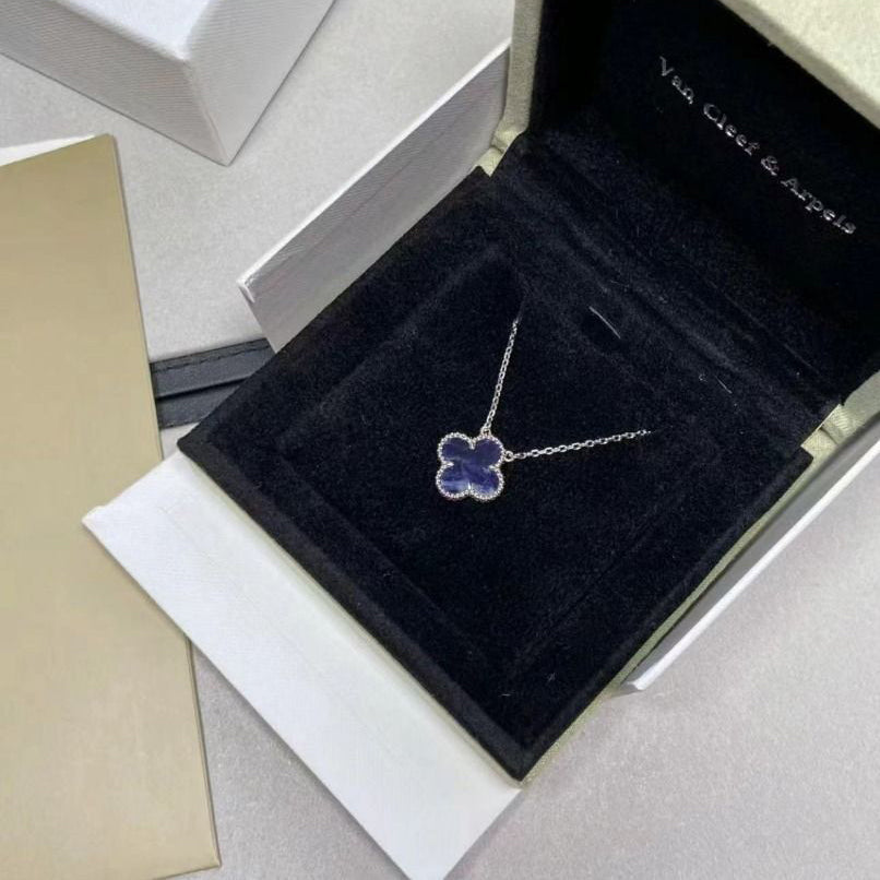 ¡®Dream¡¯CLOVER 15MM PIETERSITE NECKLACE SILVER
