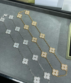[¡®Dream¡¯]CLOVER 10 MOTIVE VOLL BESETZTE DIAMANTENHALSKETTE