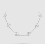[¡®Dream¡¯]CLOVER 10 MOTIVE VOLL BESETZTE DIAMANTENHALSKETTE