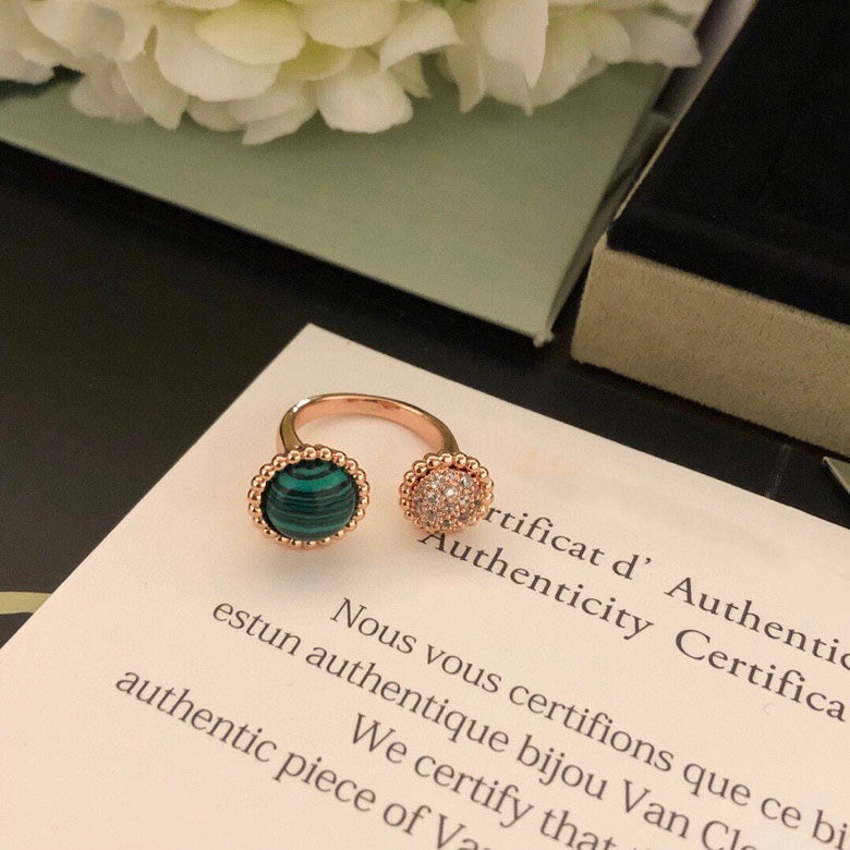 ¡®Dream¡¯PERLEE COULEURS DIAMOND ROSE GOLD BETWEEN THE FINGER RING
