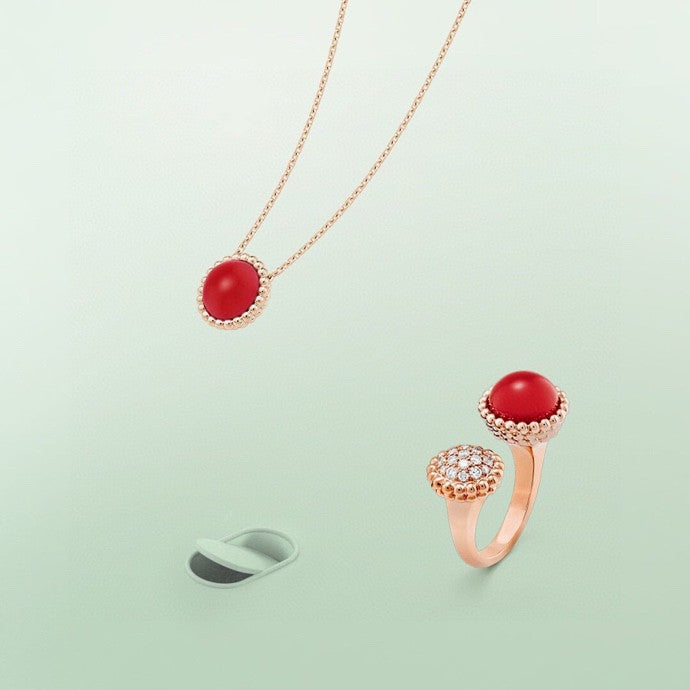 ¡®Dream¡¯PERLEE COULEURS DIAMOND ROSE GOLD BETWEEN THE FINGER RING